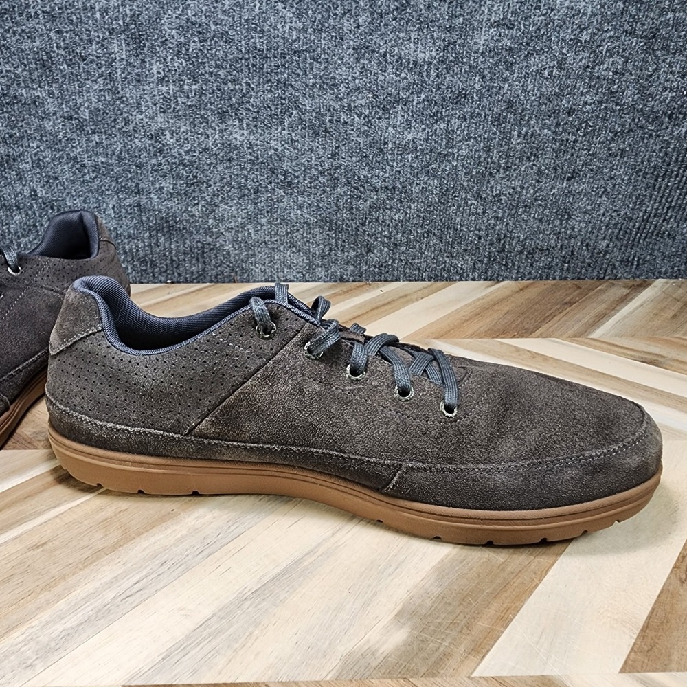 Lems Chillum Suede Mens 15 Bedrock Gray Minimalist Sneaker Lace Up Shoes - Picture 5 of 13
